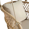 VIRASAT FURNITURE Harley Single Seater Hanging Swing Without Stand For Balcony , Garden Swing (Honey)