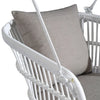 Virasat Single Seater Hanging Swing Without Stand For Balcony, Garden Swing (White)-VIRASAT FURNITURE & FURNISHING