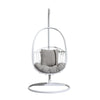 Virasat Single Seater Hanging Swing With Stand For Balcony, Garden (White)-VIRASAT FURNITURE & FURNISHING