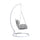 Virasat Single Seater Hanging Swing With Stand For Balcony, Garden (White)-VIRASAT FURNITURE & FURNISHING