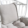 Virasat Single Seater Hanging Swing With Stand For Balcony, Garden (White)-VIRASAT FURNITURE & FURNISHING