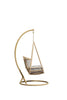 VIRASAT FURNITURE FELICE SINGLE SEATER HANGING SWING WITH STAND FOR BALCONY & GARDEN (HONEY)