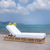 Virasat Outdoor Swimming Poolside Lounger (Tan) Braided & Rope-VIRASAT FURNITURE & FURNISHING