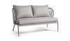 Virasat Outdoor Sofa Set 2 Seater, 2 Single Seater and 1 Center Table Set (Light Silver) Braided & Rope-VIRASAT FURNITURE & FURNISHING