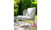 Virasat Outdoor Sofa Set 2 Seater, 2 Single Seater and 1 Center Table Set (Light Silver) Braided & Rope-VIRASAT FURNITURE & FURNISHING