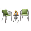 VIRASAT FURNITURE Outdoor Rope 3-Piece Patio Set
