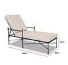 Virasat Outdoor Swimming Poolside Lounger Black-VIRASAT FURNITURE & FURNISHING