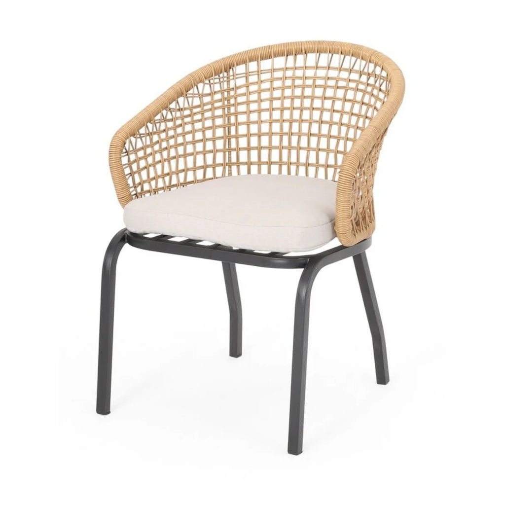 VIRASAT FURNITURE 3 Piece Garden Outdoor Rope Patio Set
