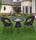 Virasat Outdoor Patio Seating Set 2 Chairs and 1 Table Set (Brown)-VIRASAT FURNITURE & FURNISHING