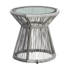 VIRASAT FURNITURE Outdoor Rope Double Tone 3-Piece Patio Set