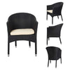 VIRASAT FURNITURE 3-Piece Outdoor Rattan Wicker Patio Set