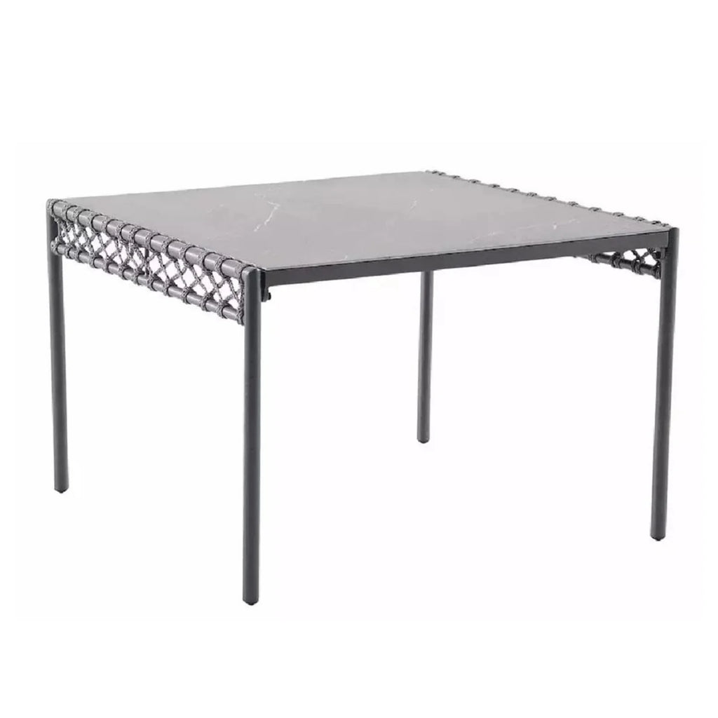 VIRASAT FURNITURE L-SHAPE OUTDOOR ROPE SOFA SET 6-SEATER (GREY)
