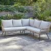 VIRASAT FURNITURE 6 SEATER L-SHAPE OUTDOOR ROPE SOFA SET