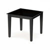VIRASAT FURNITURE ELICIA OUTDOOR PATIO SEATING SET 2 CHAIRS AND 1 TABLE SET (BLACK) BRAIDED & ROPE