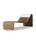 Virasat Outdoor Swimming Poolside Lounger Light Brown-VIRASAT FURNITURE & FURNISHING