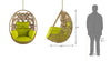Virasat Single Seater Hanging Swing Without Stand For Balcony , Garden Swing (Honey)-VIRASAT FURNITURE & FURNISHING