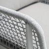 Virasat Outdoor Garden Balcony Sofa Set 5 Seater and 1 Center Table Set, Braided & Rope (Grey)-VIRASAT FURNITURE & FURNISHING