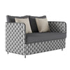 Virasat Outdoor Garden Balcony Sofa Set 2 Seater, 2 Single seater and 1 Center Table Set, Braid & Rope (Grey)-VIRASAT FURNITURE & FURNISHING
