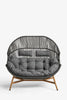 Virasat Double Seater Swing Basket For Balcony & Garden-VIRASAT FURNITURE & FURNISHING