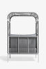 Virasat Outdoor Poolside Sunbed With Cushion Daybed (Grey) Braided &amp; Rope-VIRASAT FURNITURE & FURNISHING