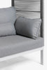 Virasat Outdoor Poolside Sunbed With Cushion Daybed (Grey) Braided &amp; Rope-VIRASAT FURNITURE & FURNISHING