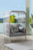 Virasat Outdoor Poolside Sunbed With Cushion Daybed (Grey) Braided &amp; Rope-VIRASAT FURNITURE & FURNISHING