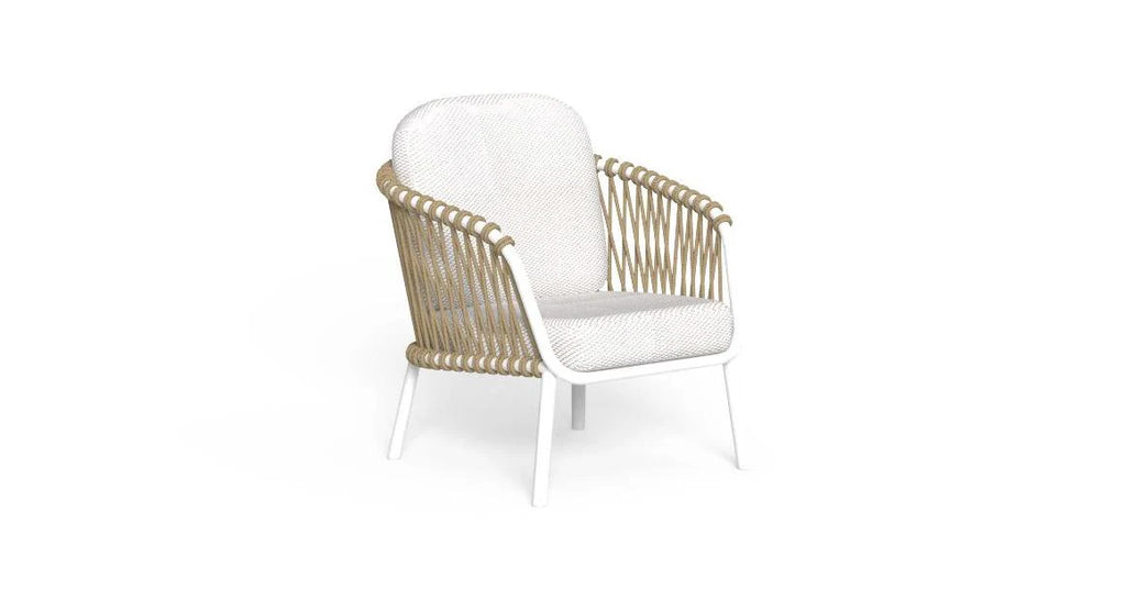 Virasat Outdoor Sofa Set 2 Seater, 2 Single Seater, and 1 Center Table Set (White+Tan) Braided & Rope-VIRASAT FURNITURE & FURNISHING