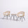 Virasat Outdoor Patio Seating Set 2 Chairs and 1 Table Set (Honey)-VIRASAT FURNITURE & FURNISHING