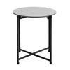 Virasat Outdoor Patio Seating Set 2 Chairs and 1 Table Set (Black) Braided & Rope-VIRASAT FURNITURE & FURNISHING