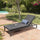 Virasat Outdoor Swimming Poolside Lounger Black-VIRASAT FURNITURE & FURNISHING