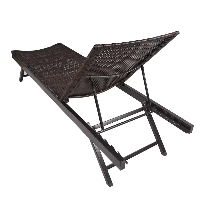 Virasat Outdoor Swimming Poolside Lounger Brown-VIRASAT FURNITURE & FURNISHING