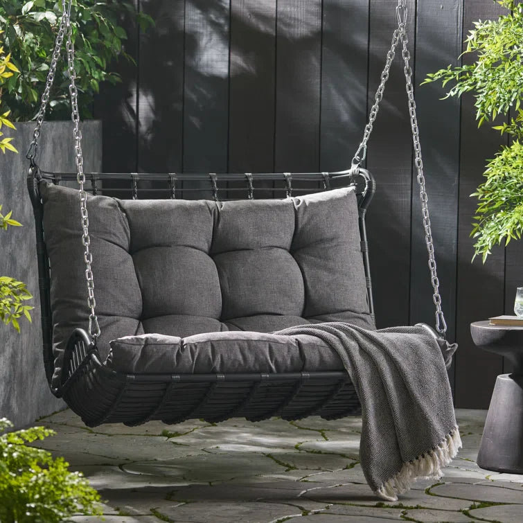 Virasat Double Seater Hanging Swing Without Stand For Balcony, Garden Swing-VIRASAT FURNITURE & FURNISHING