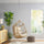 VIRASAT FURNITURE INES SINGLE SEATER HANGING SWING WITHOUT STAND FOR BALCONY & GARDEN SWING (HONEY)