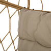 VIRASAT FURNITURE INES SINGLE SEATER HANGING SWING WITHOUT STAND FOR BALCONY & GARDEN SWING (HONEY)