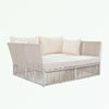 Virasat Outdoor Poolside Sunbed With Cushion Daybed And Side Table (Braided & Rope)-VIRASAT FURNITURE & FURNISHING