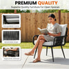 VIRASAT FURNITURE 3-Piece Rope Patio Set – Perfect for Outdoor Entertaining