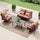 Virasat Outdoor Sofa Set 2 Seater, 2 Single Seater & 1 Center Table (Grey)-VIRASAT FURNITURE & FURNISHING