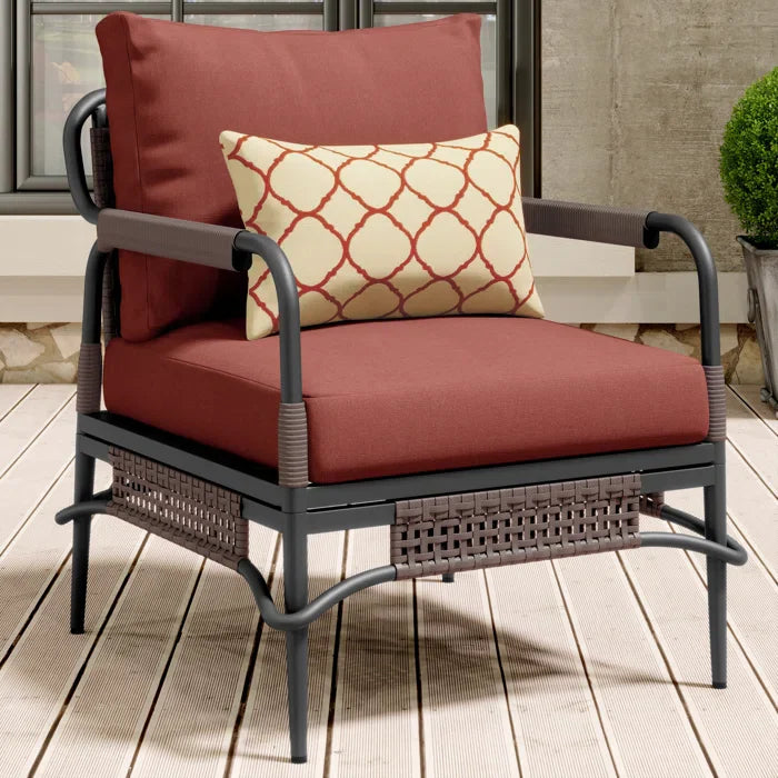 Virasat Outdoor Sofa Set 2 Seater, 2 Single Seater & 1 Center Table (Grey)