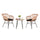 Virasat Outdoor Patio Seating Set 2 Chairs 1 Table-VIRASAT FURNITURE & FURNISHING