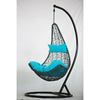 Virasat Single Seater Hanging Swing With Stand For Balcony, Garden Swing (Dark Brown)-VIRASAT FURNITURE & FURNISHING