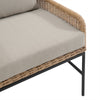 Virasat Outdoor Garden Balcony Sofa Set 2 Seater, 2 Single Seater and 1 Center Table Set (Tan)-VIRASAT FURNITURE & FURNISHING