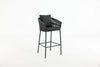 Virasat Outdoor Patio Bar Sets 4 Chairs and 1 Table (Dark Grey)-VIRASAT FURNITURE & FURNISHING