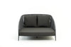 Virasat Outdoor Poolside Sunbed With Cushion Daybed (Grey) Braided & Rope-VIRASAT FURNITURE & FURNISHING