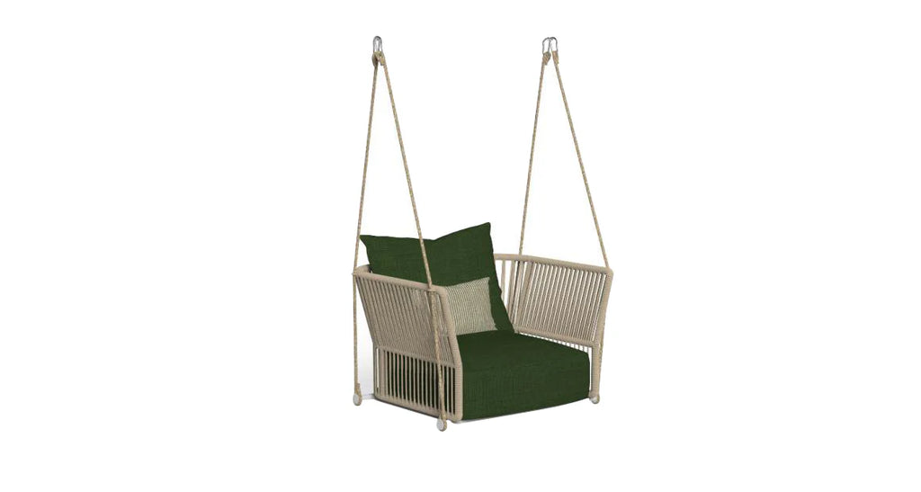 Virasat Single Seater Hanging Swing Without Stand For Balcony, Garden Swing-VIRASAT FURNITURE & FURNISHING