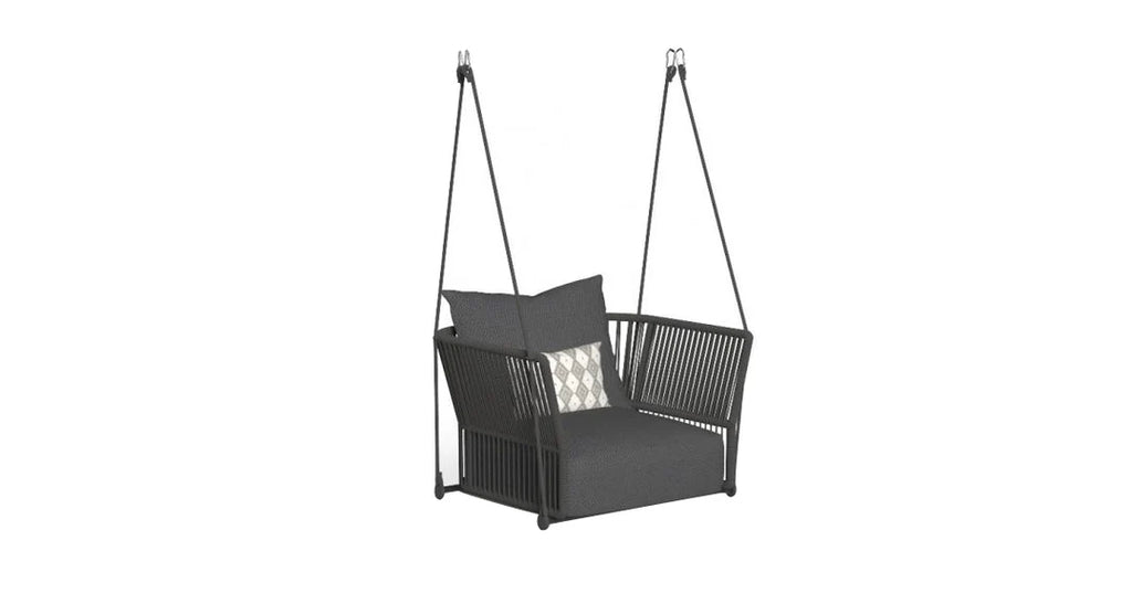 VIRASAT FURNITURE AFON SINGLE SEATER HANGING SWING WITHOUT STAND FOR BALCONY & GARDEN SWING