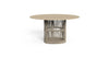 Virasat Outdoor Patio Seating Set 4 Chairs and 1 Table Set (Cream) Braided & Rope-VIRASAT FURNITURE & FURNISHING