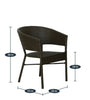 Virasat Outdoor Patio Seating Set 2 Chairs and 1 Table Set (Brown)-VIRASAT FURNITURE & FURNISHING