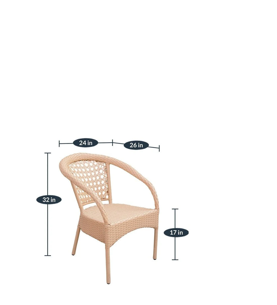 Virasat Outdoor Patio Seating Set 2 Chairs and 1 Table Set-VIRASAT FURNITURE & FURNISHING