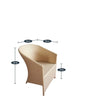 Virasat Outdoor Patio Seating Set 4 Chairs and 1 Table Set (Cream)-VIRASAT FURNITURE & FURNISHING