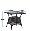 Virasat Outdoor Patio Seating Set 2 Chairs and 1 Table Set (Brown)-VIRASAT FURNITURE & FURNISHING